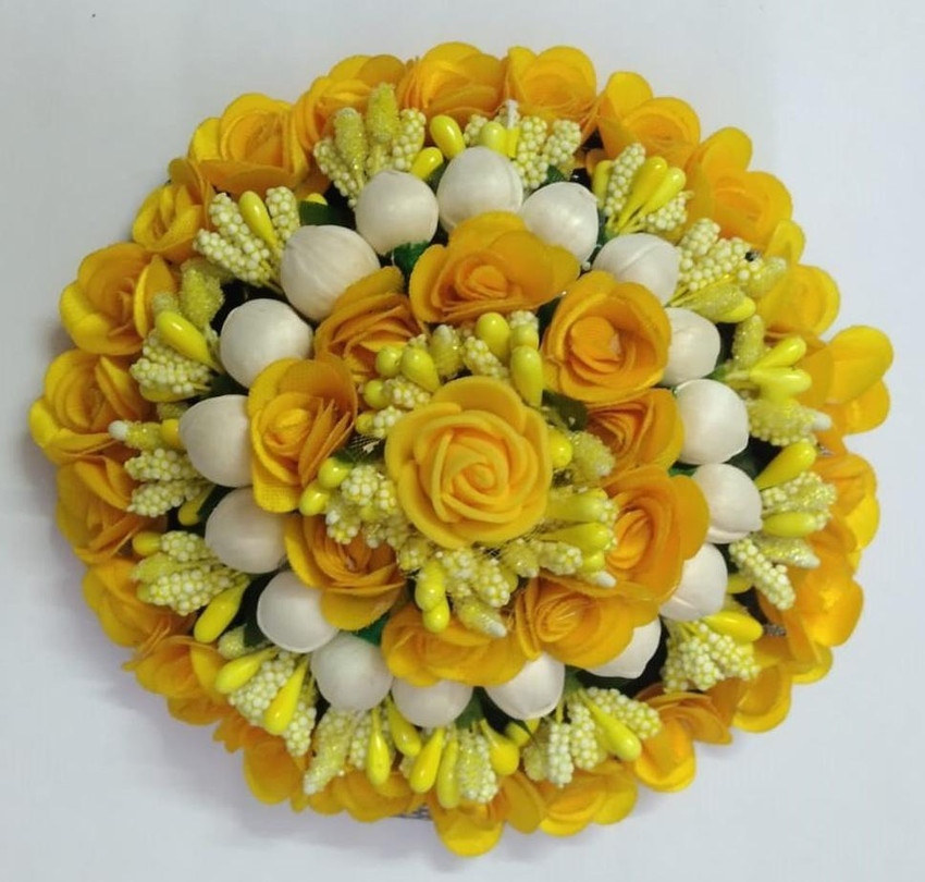 Details more than 153 artificial white flowers for hair latest