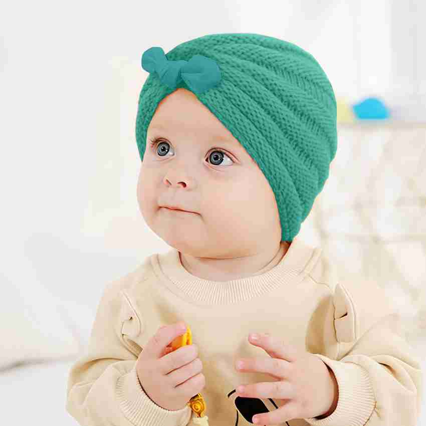 Wool hat with ears top