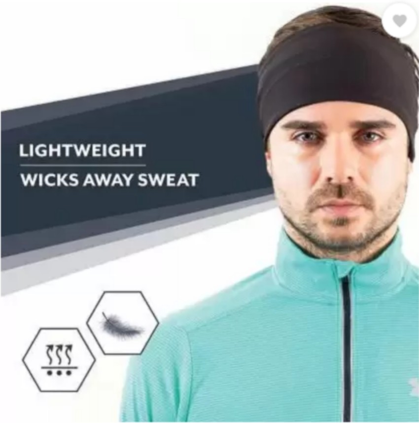 Black Headband, Wide Headbands for Women Fashion Sweatbands & Sports Thick  Headbands for Running, Yoga, Workout