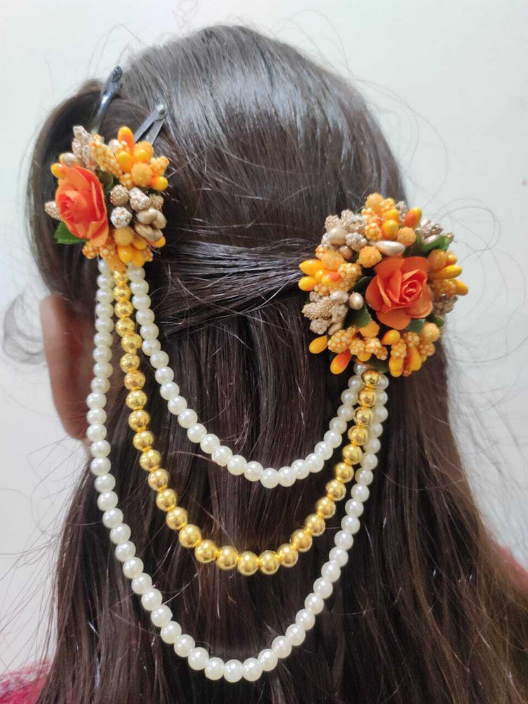 A2 Fashion Flower Hair jewellery Hair accessories Hair Chain for