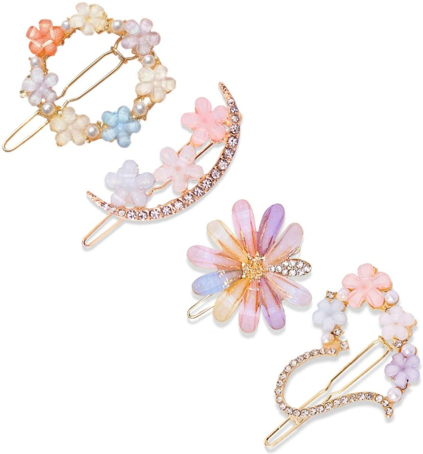 2pcs Children's Sparkling Glitter Moving Hair Clips, Cute, 59% OFF