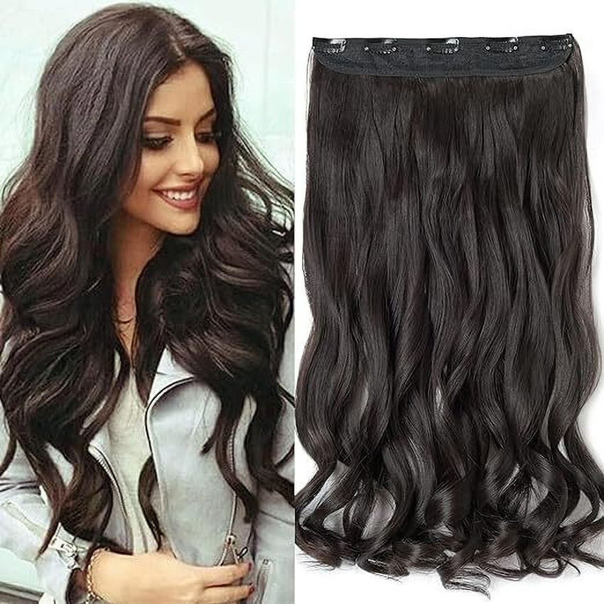 Views Full Head Clip in Synthetic Hair Extensions for Women One Piece Clip Hair Clip Price in India Buy Views Full Head Clip in Synthetic Hair Extensions for Women One Piece