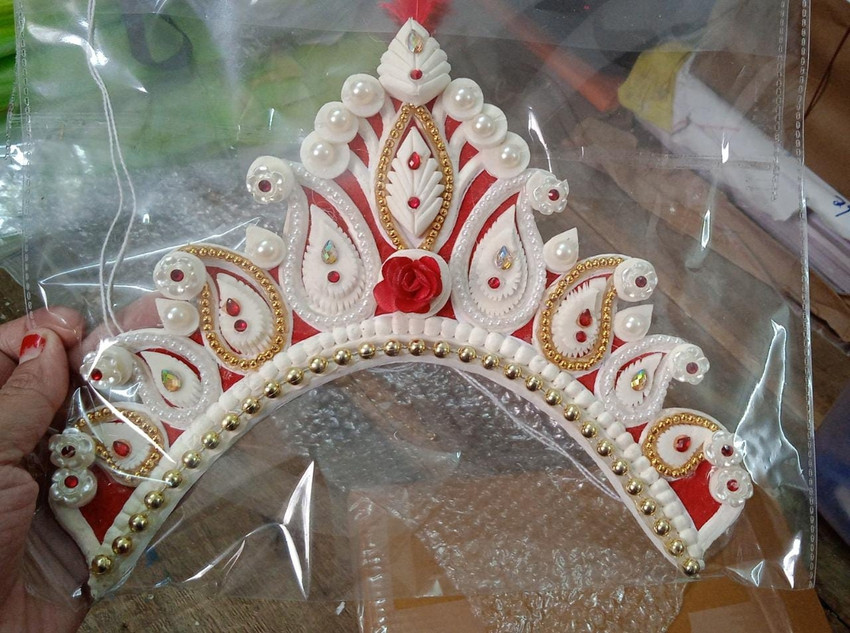 Bengali wedding store mukut online shopping