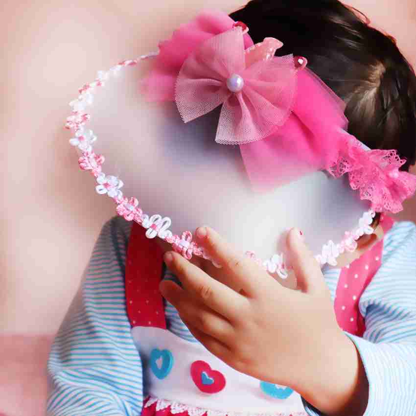 Ziory 1 pc Pink Bow Headband for Infant, Baby Girl,baby hair accessories,  headband Head Band Price in India - Buy Ziory 1 pc Pink Bow Headband for  Infant, Baby Girl,baby hair accessories