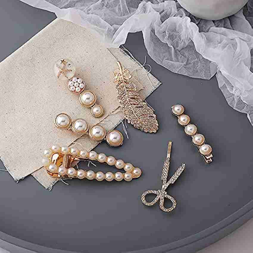 Pearl barrette sale