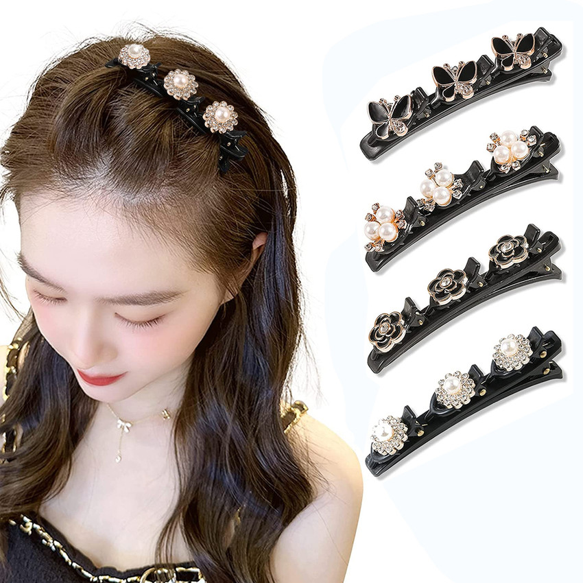 1 black store hair clips