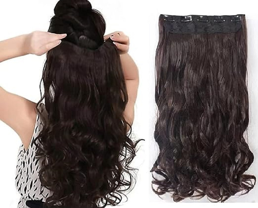 D clip hair extensions top