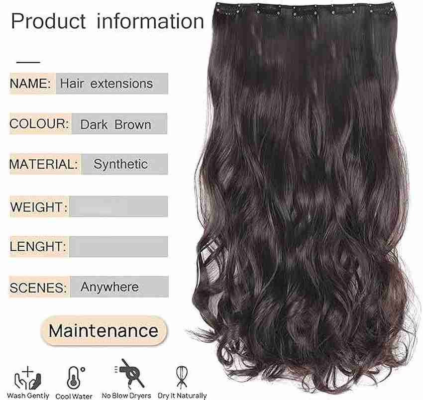 Views Hair Extensions And Wigs Women s Brown Curly Wavy Hair