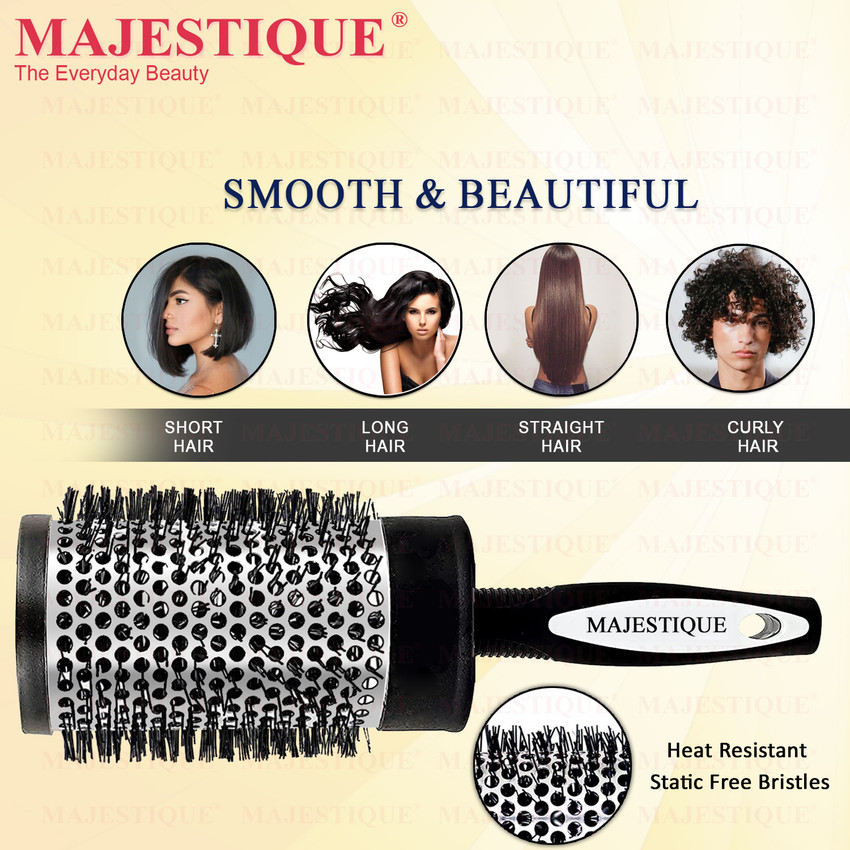 MAJESTIQUE Round Hair Brush for Blow Drying Extra Large Ceramic Ion Brush Salon Hair Dryer Price in India Buy MAJESTIQUE Round Hair Brush for Blow Drying Extra Large Ceramic Ion Brush Salon Hair Dryer...