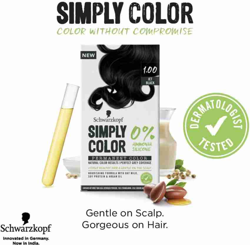 Schwarzkopf Simply Color 1.0 Jet Black Hair Color, 1 ct - Fry's Food Stores