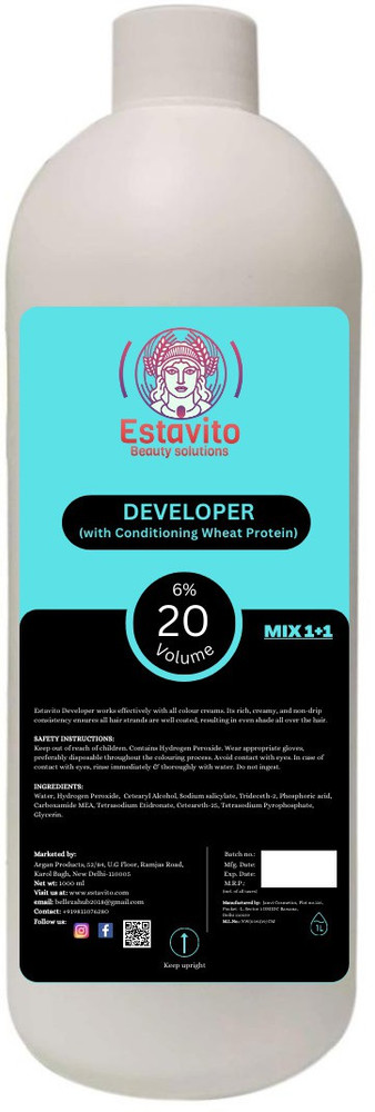Hair bleach developer discount