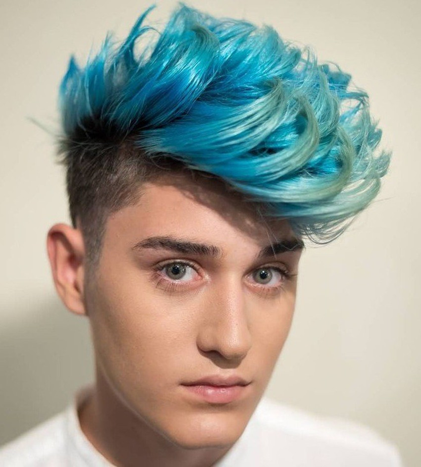 Update 155+ boy hair color highlights blue best tnbvietnam.edu.vn