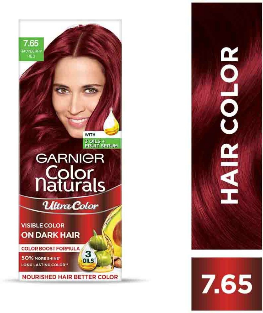 I tried Garnier Hair Color in Plum Red  Honest Review  YouTube