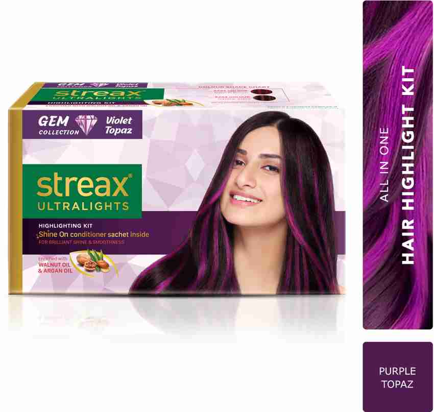 Streax Ultralights Highlighting Kit Gem Collection Purple Topaz