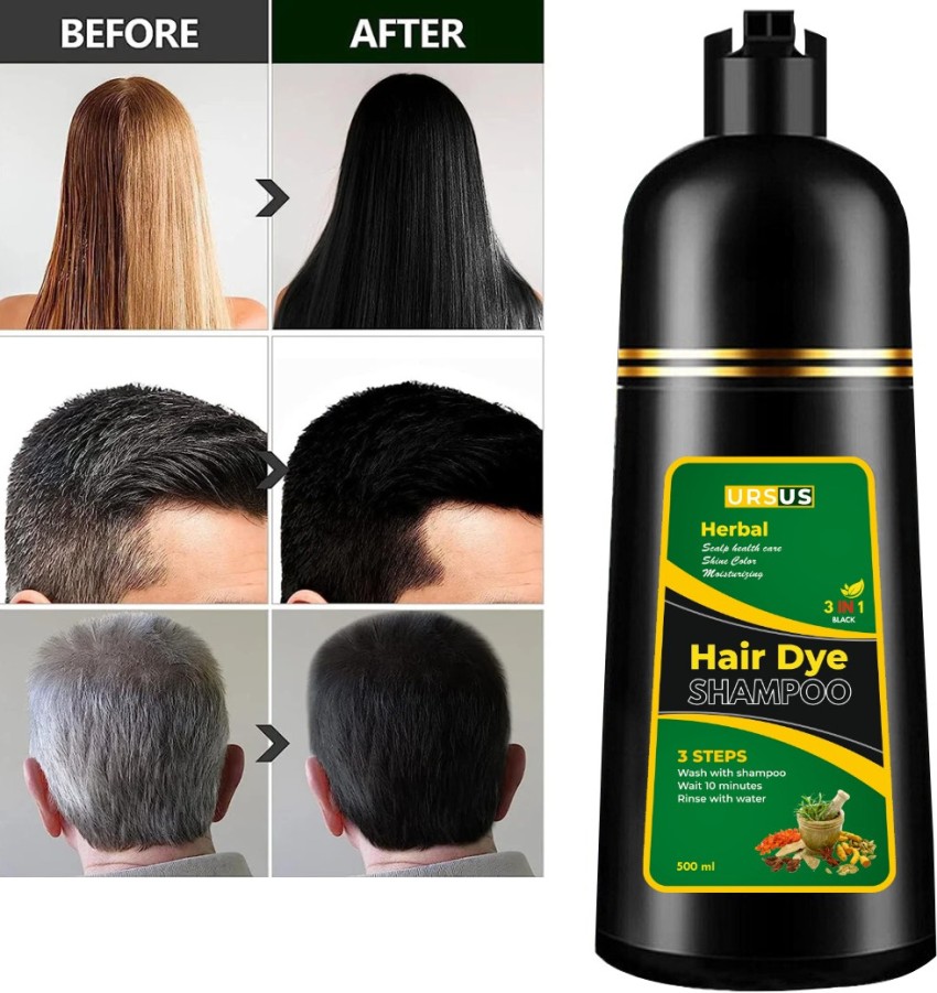 Buy LOBE MIRACLE Hair Dye Shampoo 3 in 1 for White/Gray Hair