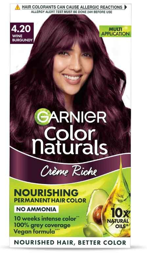 Garnier hair colour burgundy deals