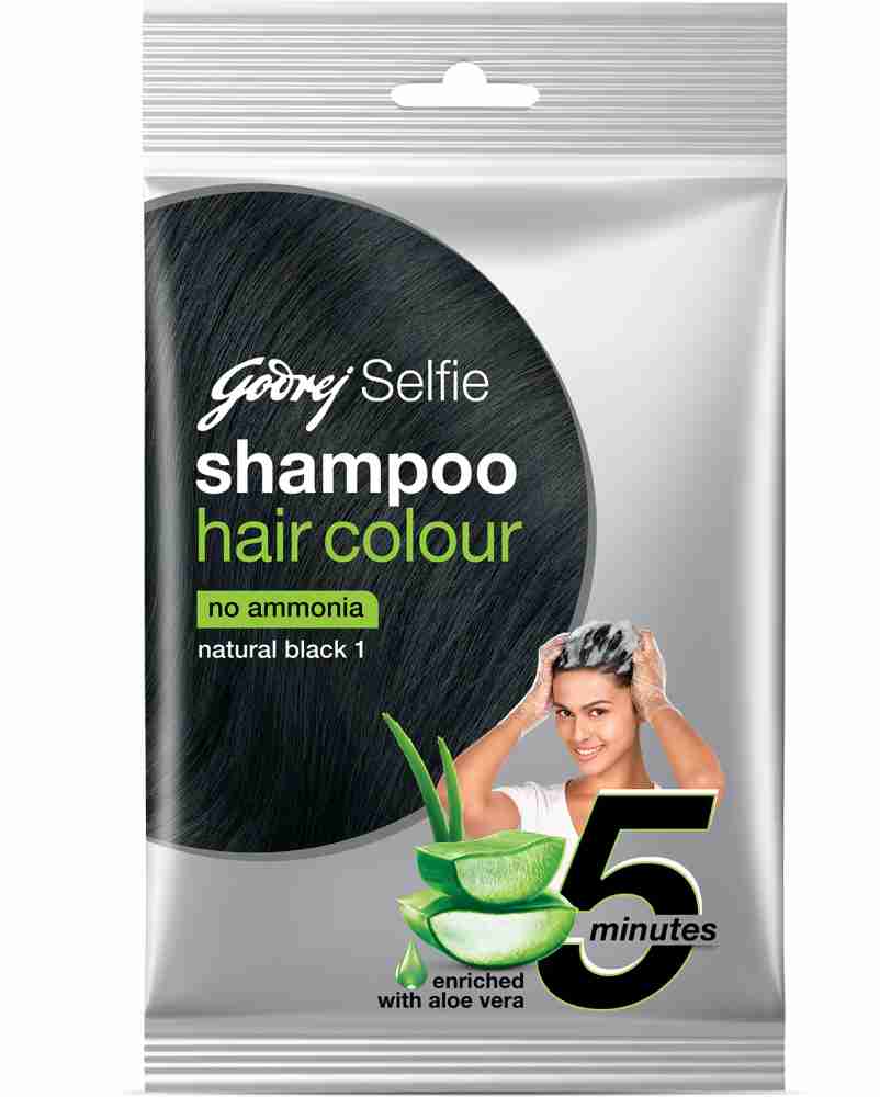 Godrej Selfie 5 Minute Shampoo Hair Colour , Natural Black - Price in India,  Buy Godrej Selfie 5 Minute Shampoo Hair Colour , Natural Black Online In  India, Reviews, Ratings & Features