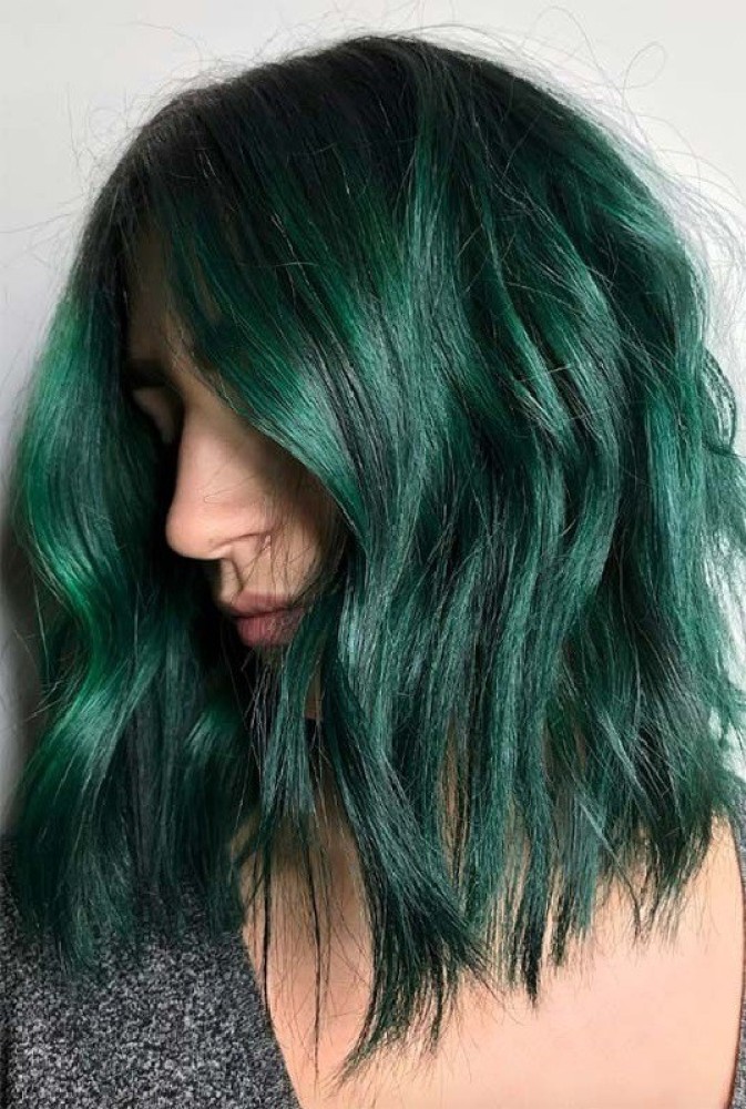 tone green hair