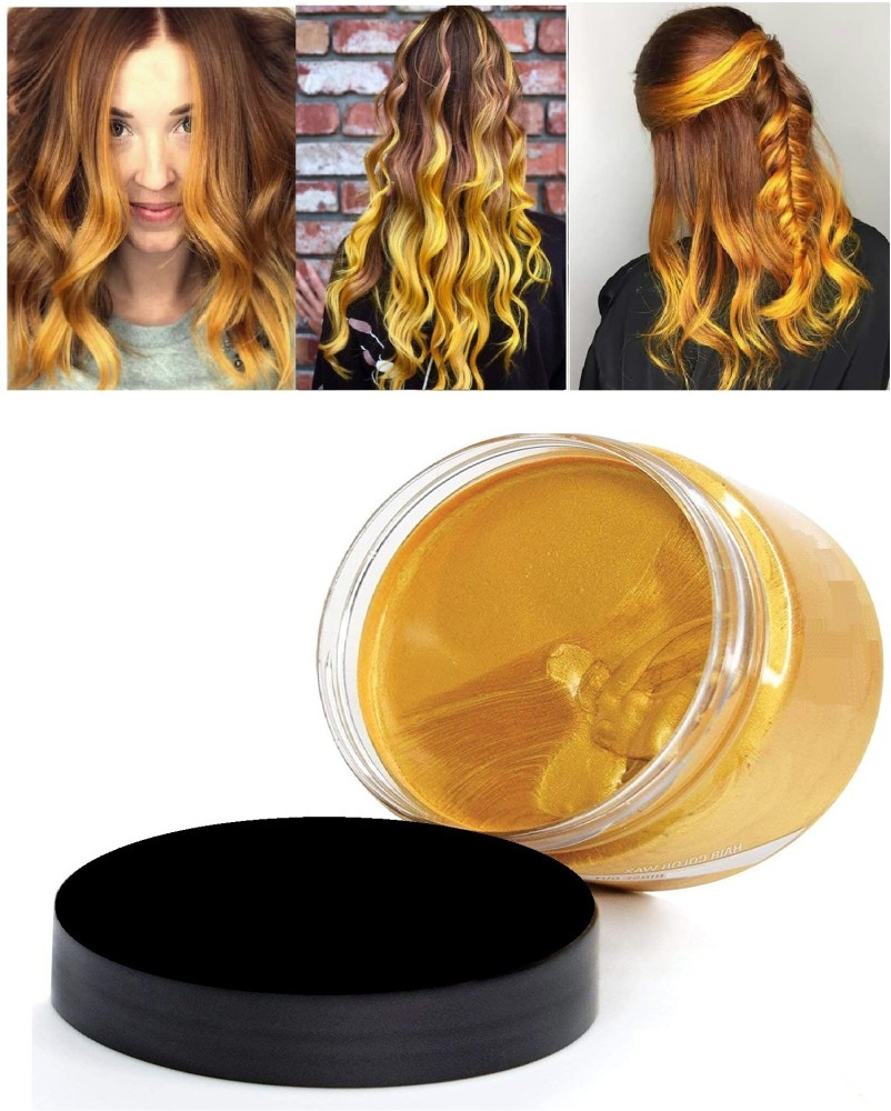THTC Golden Hair Wax Color Hair Wax for Girl Boy Natural Hair Coloring Wax   GOLDEN  Price in India Buy THTC Golden Hair Wax Color Hair Wax for Girl  Boy Natural