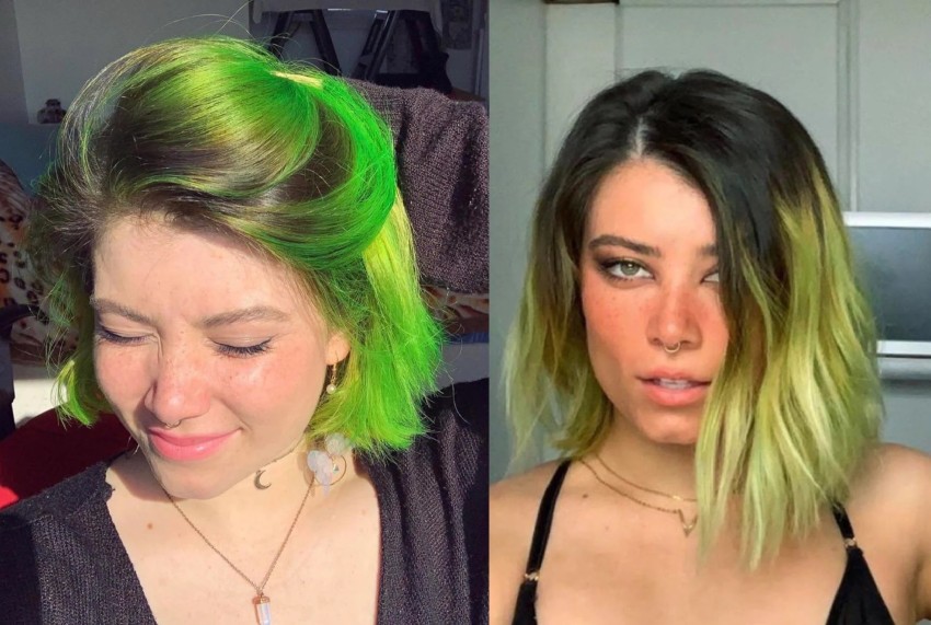 Emijun NATURAL NEON GREEN HAIR COLOR , NEON GREEN - Price in India, Buy  Emijun NATURAL NEON GREEN HAIR COLOR , NEON GREEN Online In India, Reviews,  Ratings & Features