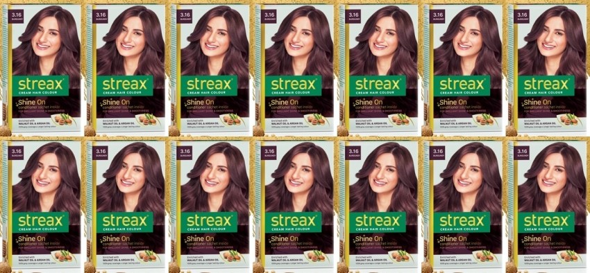 Buy Streax Professional Argan Secrets Hair Colourant Cream - Light Brown 5  Online at Best Price in India