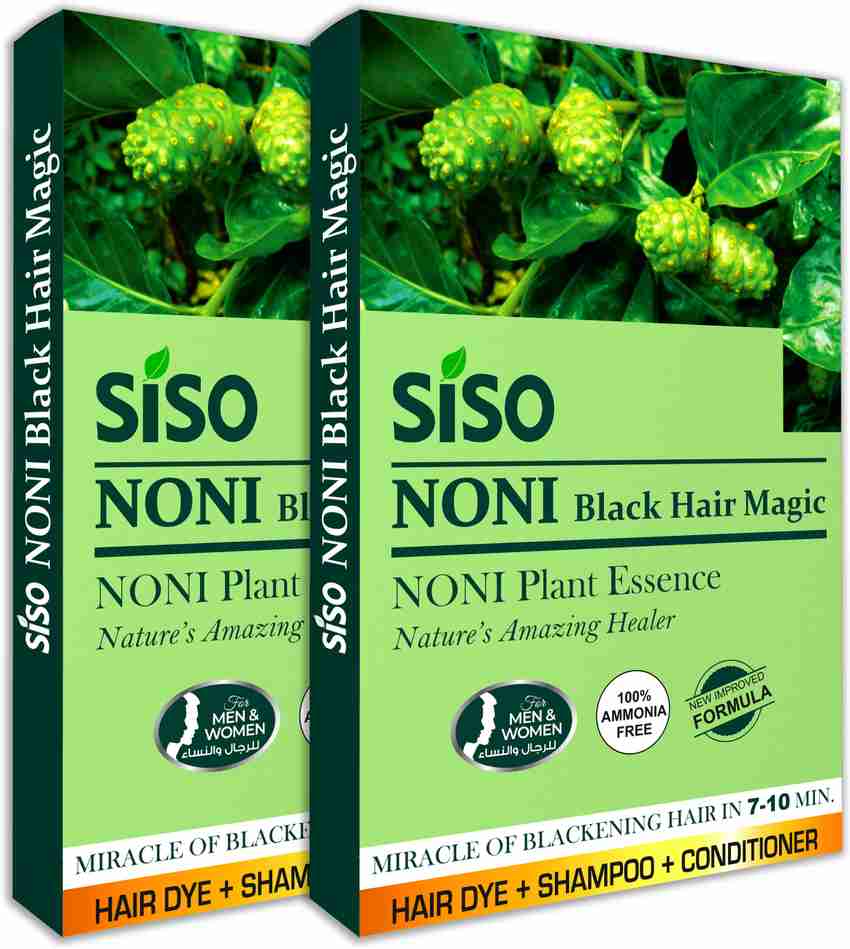 SISO Noni Black Hair Magic 20g X 10 Hair Color Hair Dye Noni