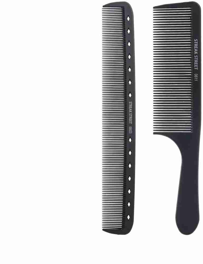 Streaking hair shop with comb