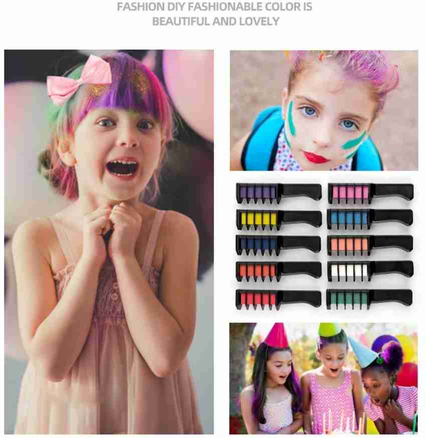 ActrovaX Non-Toxic Washable Hair Chalk Comb Safe for Kids, Teen-Multicolor  - Price in India, Buy ActrovaX Non-Toxic Washable Hair Chalk Comb Safe for  Kids, Teen-Multicolor Online In India, Reviews, Ratings & Features