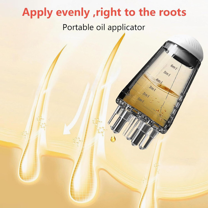 OPSUZY 6ml Mini Portable Hair Oil Applicator Bottle with Scalp Massager  Comb - Price in India, Buy OPSUZY 6ml Mini Portable Hair Oil Applicator  Bottle with Scalp Massager Comb Online In India,