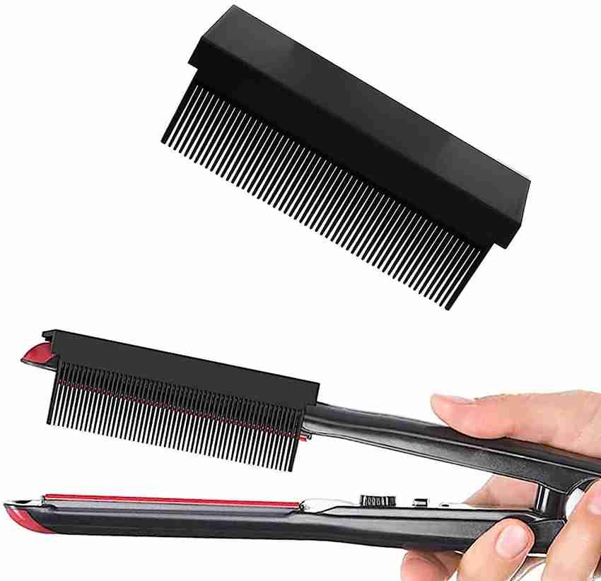 Flat iron with a comb store
