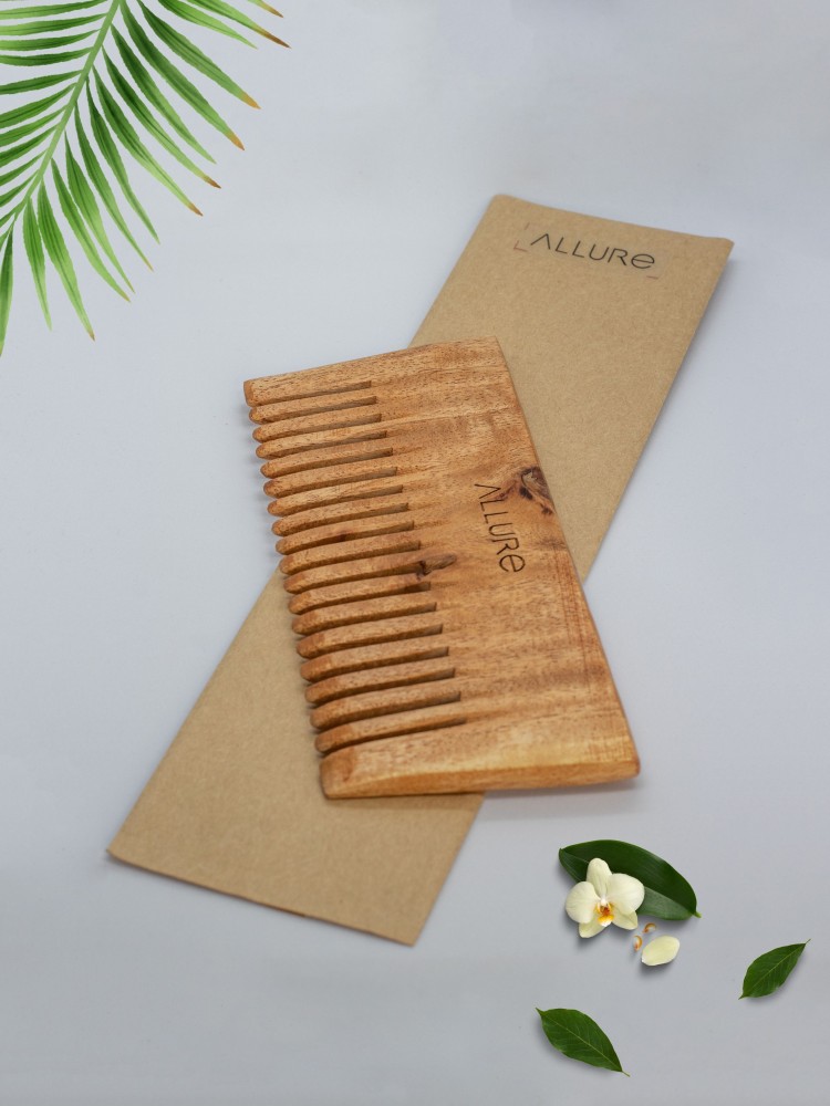 ALLURE Neem Wooden Comb - Price in India, Buy ALLURE Neem Wooden Comb Online  In India, Reviews, Ratings & Features