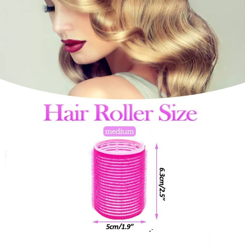 Sweetpea 5 X 6 CM 4PCS Hair Rollers for Long Medium Short Hair