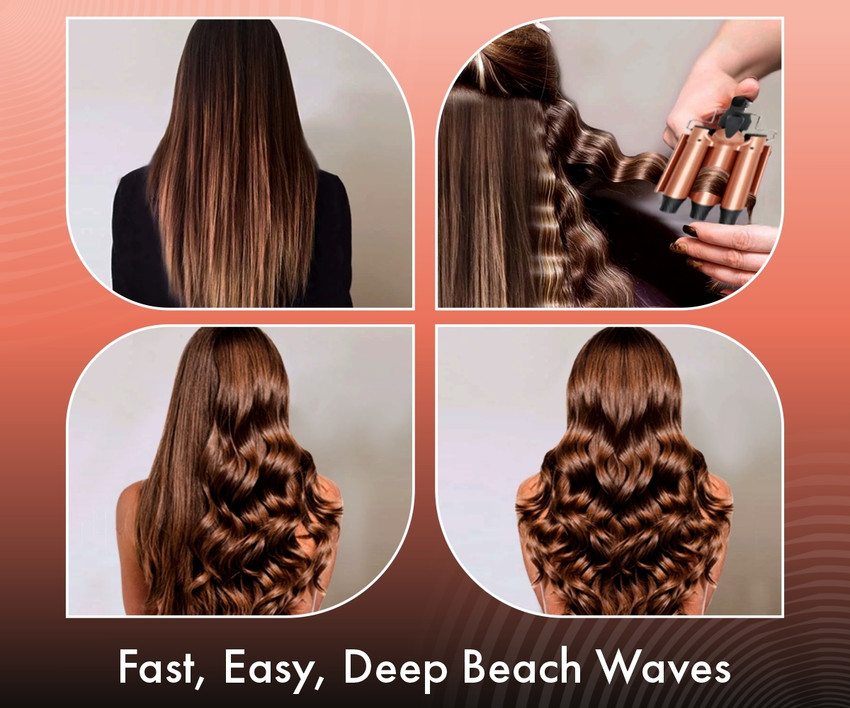 Deep wave hair curler shop