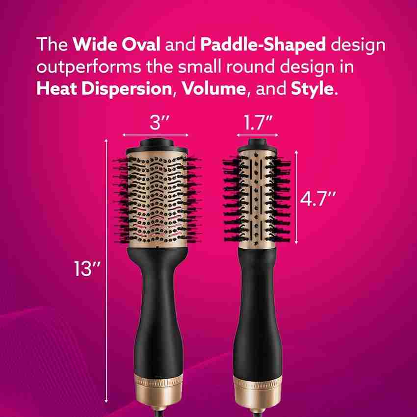 Agaro Electric Hair Brush Volumizer Agaro Oval Hair Dryer Brush