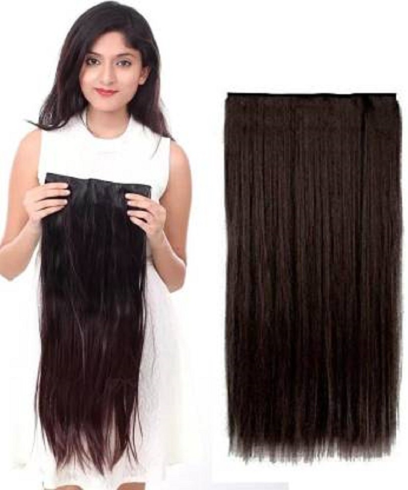 CRIBE 5 Clip In Full Straight Stylish New Long Hair Extension Price in  India - Buy CRIBE 5 Clip In Full Straight Stylish New Long Hair Extension  online at Flipkart.com