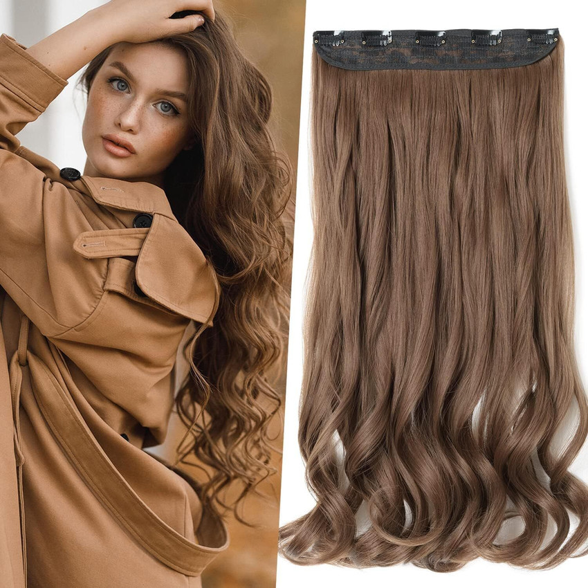 sheetal traders 26 inch 3 4 Full Head Clip in Synthetic Extensions