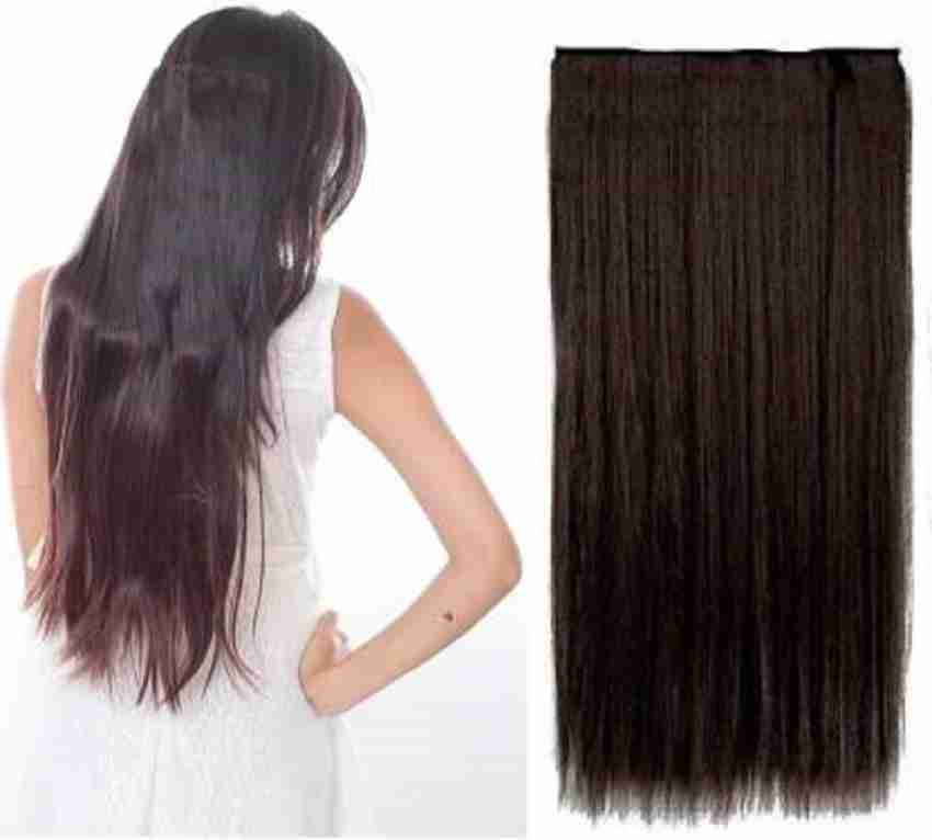 Sheny Best quality straight silky long brown Hair Extension Price in India  - Buy Sheny Best quality straight silky long brown Hair Extension online at