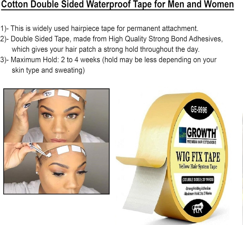 DreamExim 19metres Yellow Wig Tape for men women Yellow Pack of 1 Hair Extension Price in India Buy DreamExim 19metres Yellow Wig Tape for men women Yellow Pack of 1 Hair