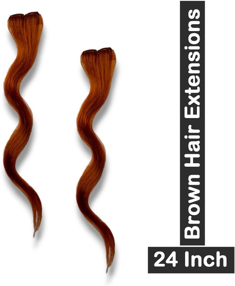 Sheny Best quality straight silky brown long hair Hair Extension Price in  India - Buy Sheny Best quality straight silky brown long hair Hair  Extension online at Flipkart.com