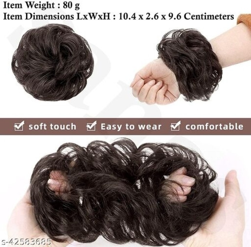 Lavish Women's and Girl's Synthetic Hair Bun & Hair Extension