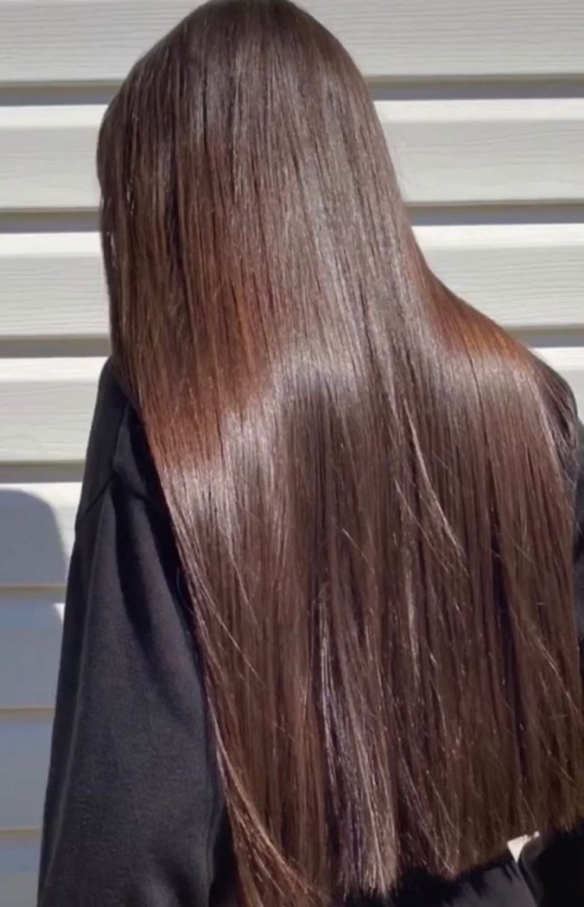 Straight hair clearance colour