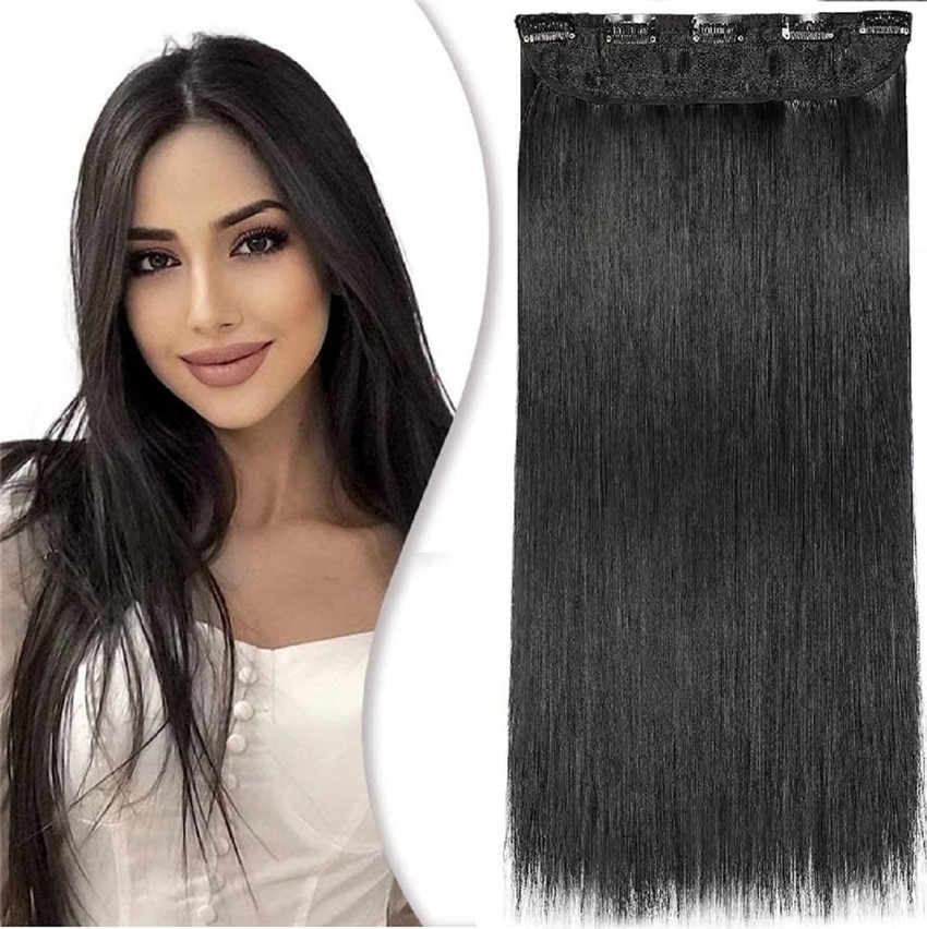 AHJ Best Quality Nakli Baal Long Wig Synthetic Straight Extensions And Wigs 5Clip in Hair Extension Price in India Buy AHJ Best Quality Nakli Baal Long Wig Synthetic Straight Extensions And