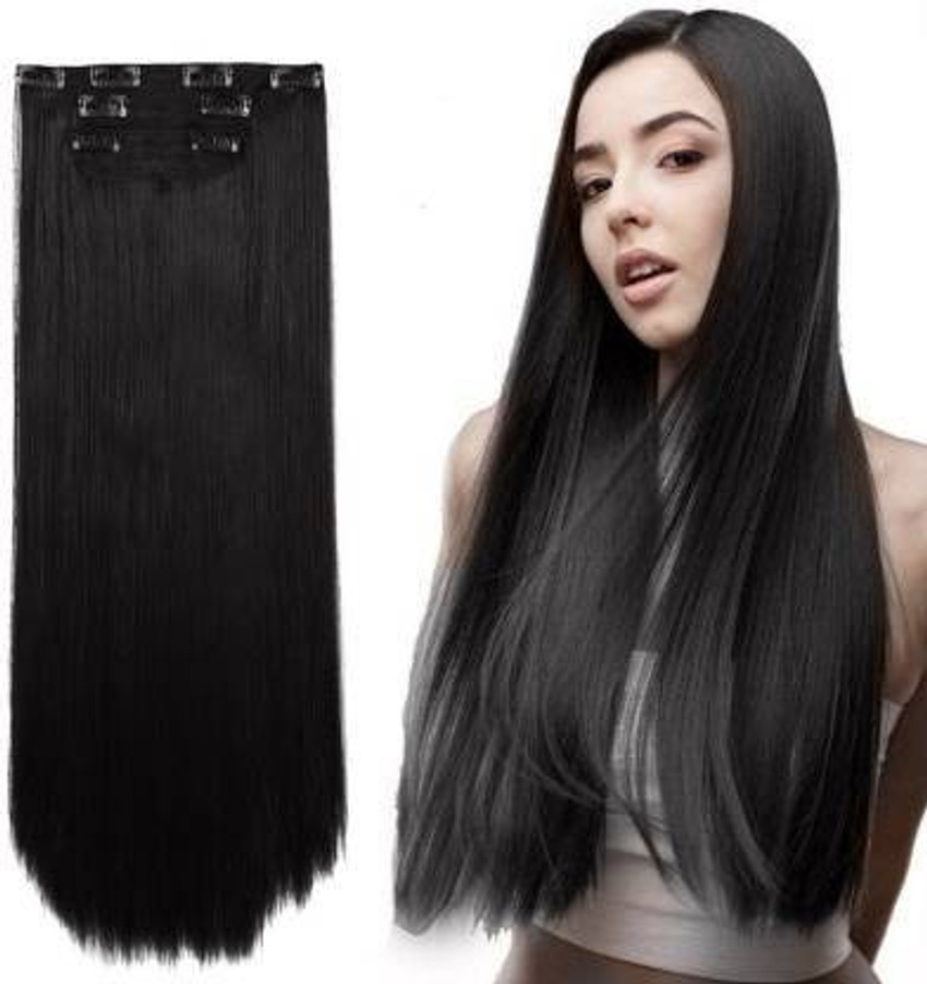 PrettyShineHair Human Extension Clip in 3 Piece Set Straight 18Inch BLACK Hair Extension Price in India Buy PrettyShineHair Human Extension Clip in 3 Piece Set Straight 18Inch BLACK Hair Extension onl...