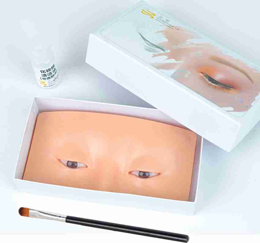 The Perfect Aid to Practicing Makeup - Lash Mannequin Head, Mannequin Head  for Makeup Practice, Face Eyes Makeup Mannequin Silicone False