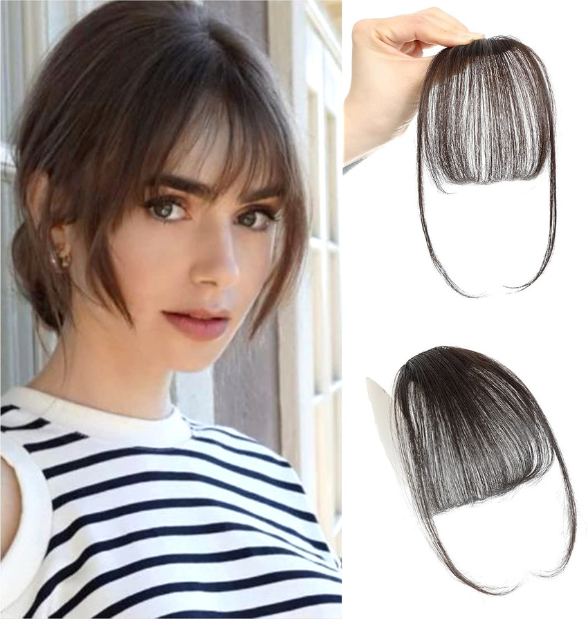 Lebene Thin Bangs Clip in Fringe Forehead Piece Natural Black Hair Extension Price in India Buy Lebene Thin Bangs Clip in Fringe Forehead Piece Natural Black Hair Extension online at Flipkart