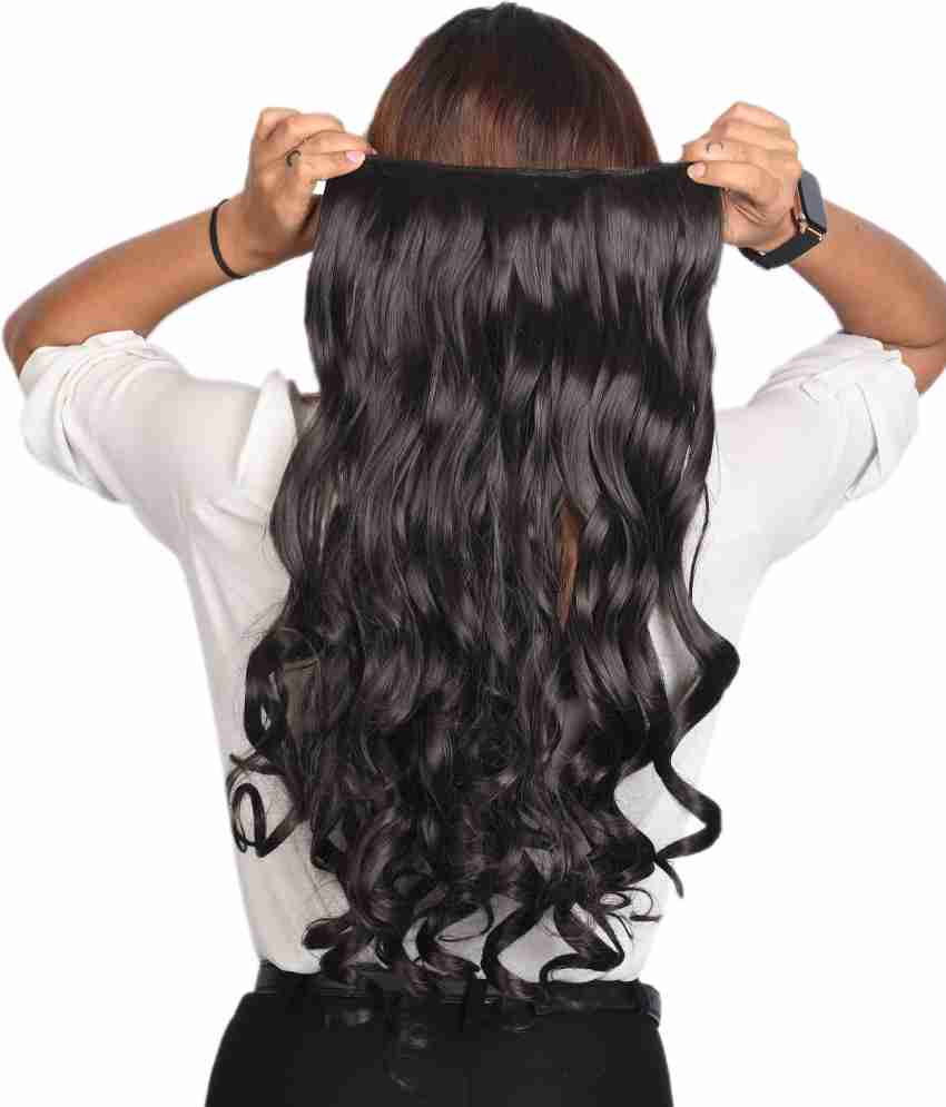 A H S Premium quality Heavy Curls hair Extension Brown Beautiful