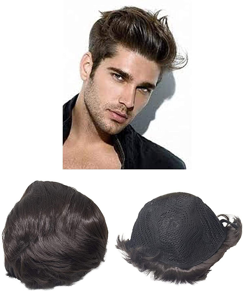 APOEM Full Head Synthetic Gents Wigs For Men And Boys Natural Brown Hair Extension Price in India Buy APOEM Full Head Synthetic Gents Wigs For Men And Boys Natural Brown Hair