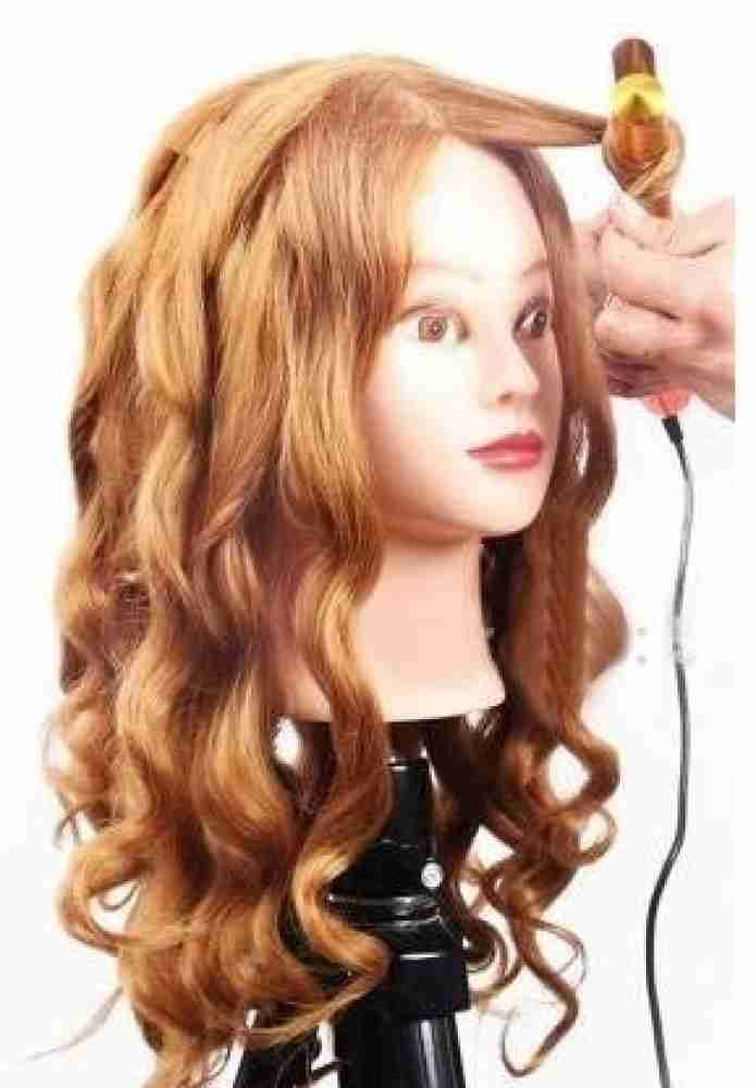 AHS Real Human Hair Dummy for hair Styling & Cutting Hair Practice