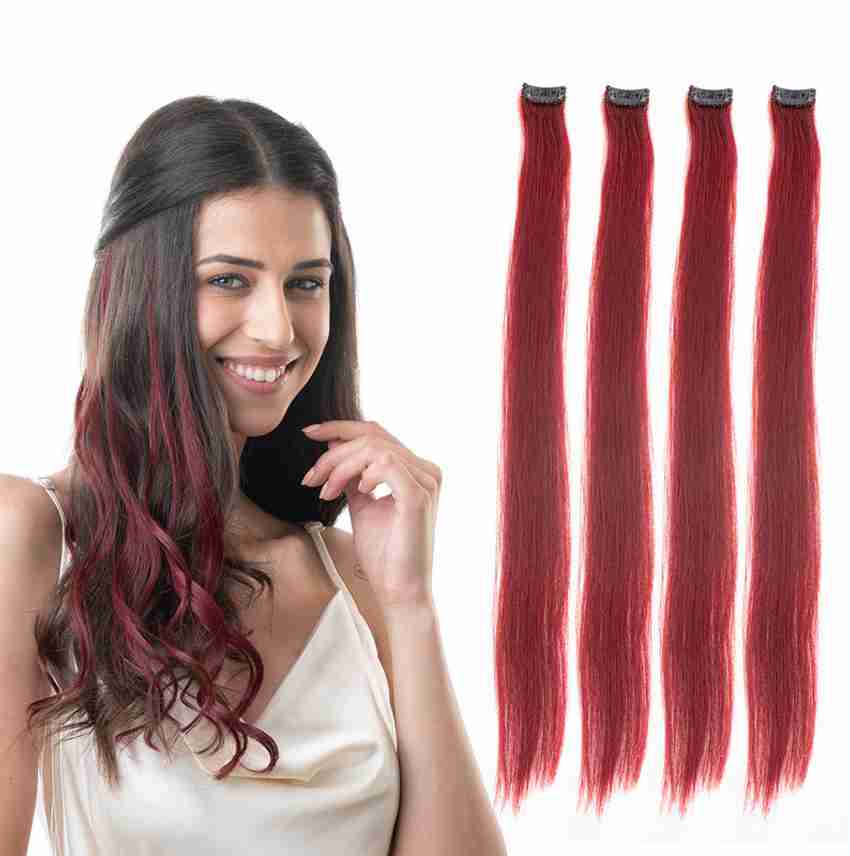 Plum hair extensions top