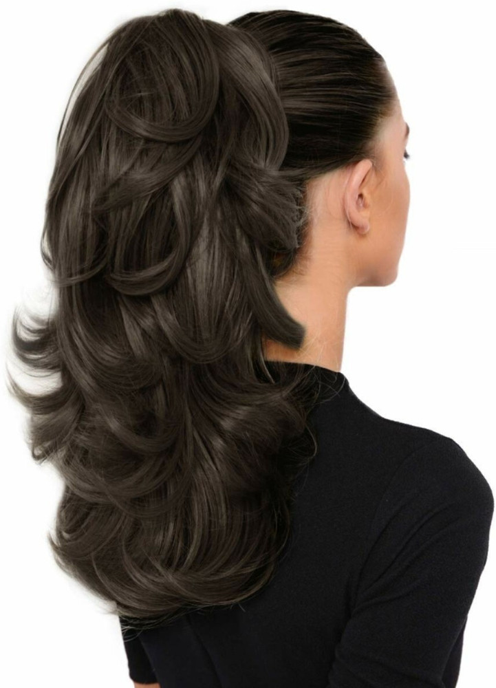 Alizz Attractive Feather cut Out curl pony tail for girls Hair Extension Price in India Buy Alizz Attractive Feather cut Out curl pony tail for girls Hair Extension online at Flipkart